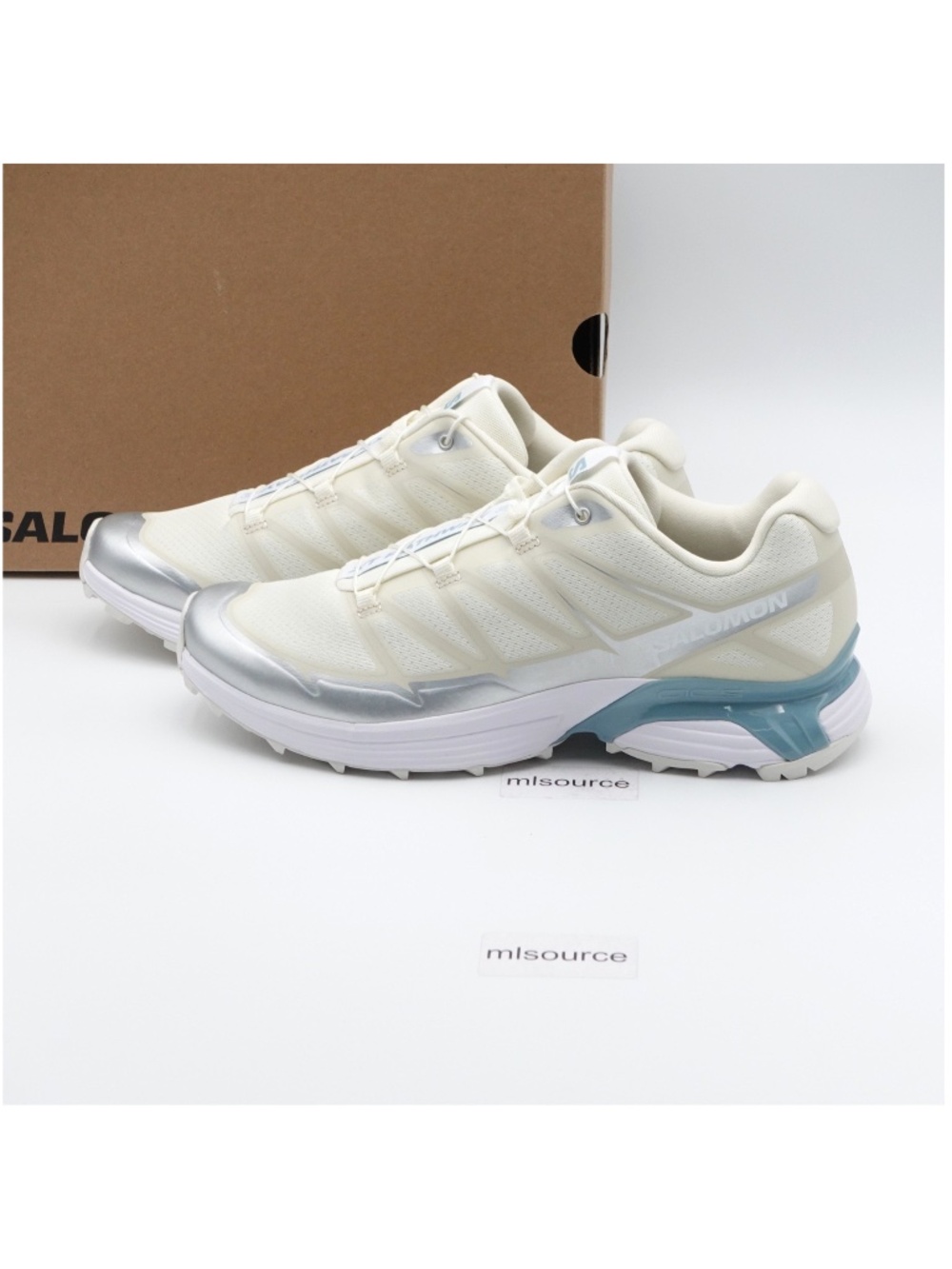 NEW Size 9.5 Men's Salomon XT-Pathway 2 Trail Sneakers 478609 Vanilla Ice